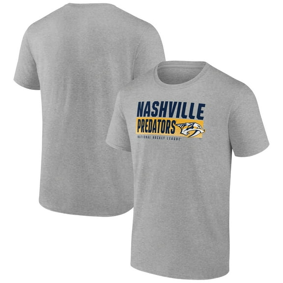 Men's Heathered Gray Nashville Predators Jet Speed T-Shirt
