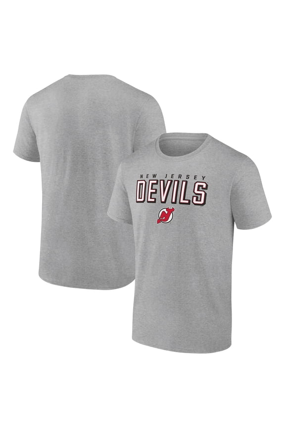 Men's Heathered Gray New Jersey Devils Swagger T-Shirt