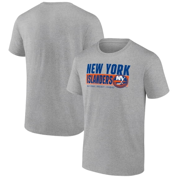 Men's Heathered Gray New York Islanders Jet Speed T-Shirt