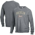 thumbnail image 1 of Men's Heathered Gray Oberlin Yeomen The Champ Tri-Blend Pullover Sweatshirt, 1 of 3