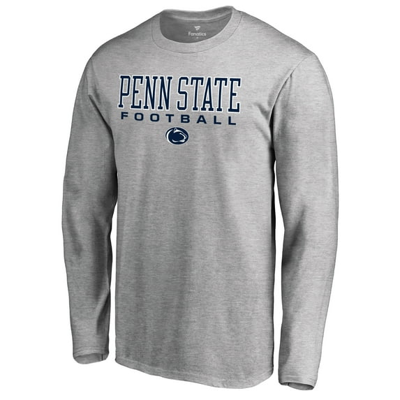 Men's Heather Gray Penn State Nittany Lions Team Unity Football Long Sleeve T-Shirt