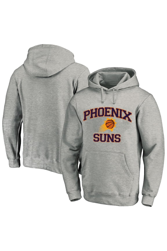 Men's Heathered Gray Phoenix Suns Big & Tall Heart & Soul Pullover Hoodie