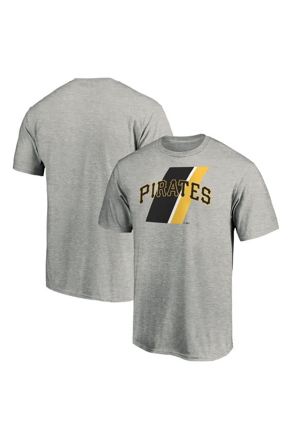 Men's Heathered Gray Pittsburgh Pirates Team Prep T-Shirt