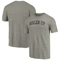 thumbnail image 1 of Men's Heathered Gray Purdue Boilermakers Arched Battle Cry Tri-Blend T-Shirt, 1 of 3