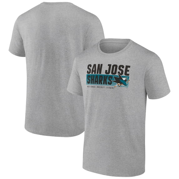 Men's Heathered Gray San Jose Sharks Jet Speed T-Shirt