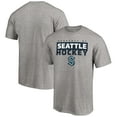 thumbnail image 1 of Men's Heathered Gray Seattle Kraken Gain Ground T-Shirt, 1 of 4