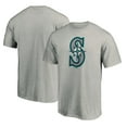 thumbnail image 1 of Men's Fanatics Heather Gray Seattle Mariners Official Logo T-Shirt, 1 of 3