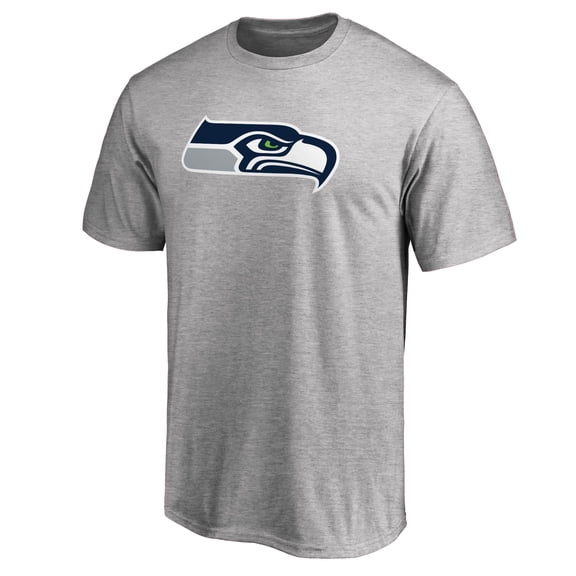 Men's Heathered Gray Seattle Seahawks Primary Logo T-Shirt