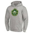thumbnail image 1 of Men's Heathered Gray Seattle Storm Primary Logo Pullover Hoodie, 1 of 2