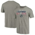 thumbnail image 1 of Men's Heathered Gray Tampa Bay Lightning Freedom Tri-Blend T-Shirt, 1 of 3