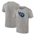 thumbnail image 1 of Men's Fanatics Heather Gray Tennessee Titans Primary Logo T-Shirt, 1 of 3