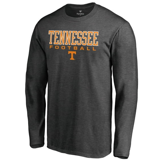 Men's Heather Gray Tennessee Volunteers Team Unity Football Long Sleeve T-Shirt