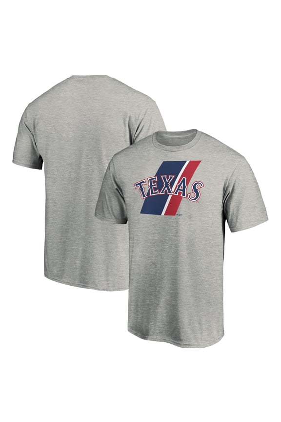 Men's Heathered Gray Texas Rangers Team Prep T-Shirt