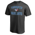 thumbnail image 1 of Men's Heathered Gray Toronto Blue Jays Core Basics Victory Arch T-Shirt, 1 of 3