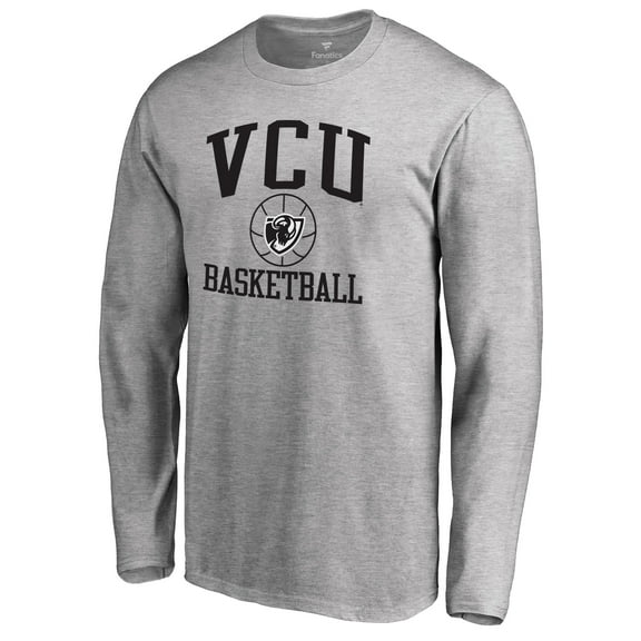 Men's Heathered Gray VCU Rams In Bounds Long Sleeve T-Shirt