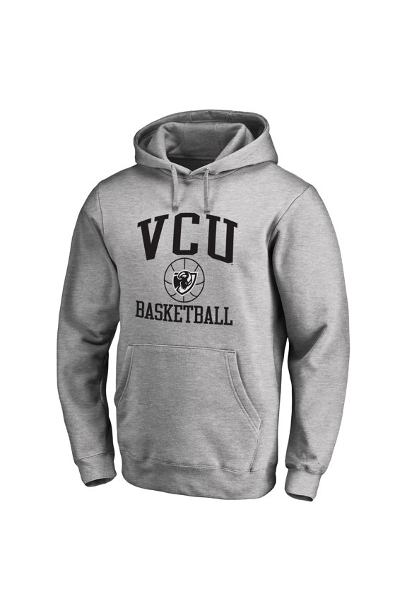 Men's Heathered Gray VCU Rams In Bounds Pullover Hoodie