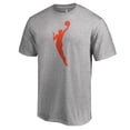 thumbnail image 1 of Men's Heathered Gray WNBA Gear Primary Logo T-Shirt, 1 of 2