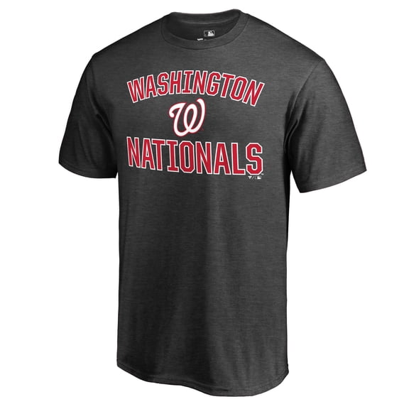 Men's Heathered Gray Washington Nationals Core Basics Victory Arch T-Shirt