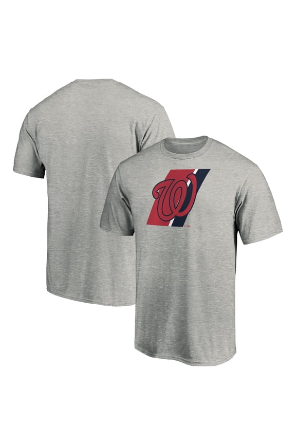 Men's Heathered Gray Washington Nationals Team Prep T-Shirt