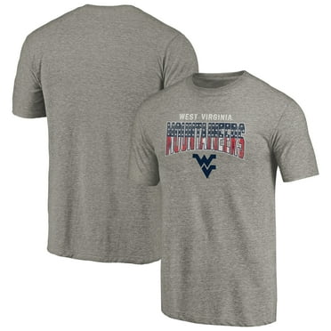 Men's Heathered Gray West Virginia Mountaineers Freedom Tri-Blend T-Shirt