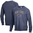 thumbnail image 1 of Men's Heathered Navy Kent State Golden Flashes The Champ Tri-Blend Pullover Sweatshirt, 1 of 3