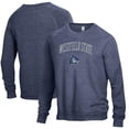 thumbnail image 1 of Men's Heathered Navy Westfield State Owls The Champ Tri-Blend Pullover Sweatshirt, 1 of 3