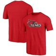 thumbnail image 1 of Men's Heathered Red SEMO Redhawks Classic Primary Tri-Blend T-Shirt, 1 of 3