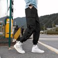 thumbnail image 1 of Men's Heavy Duty Cargo Pants Wear Resistant Multi Pocket Site Work Bottoms S-XL, 1 of 10