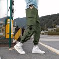 thumbnail image 1 of Men's Heavy Duty Cargo Pants Wear Resistant Multi Pocket Site Work Bottoms S-XL, 1 of 9