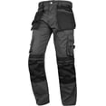 thumbnail image 1 of Men’s Heavy Duty Work Pants – Cordura Knee Utility Trousers for Construction with Multiple Pockets Grey, 1 of 6