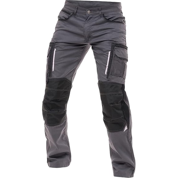 Men’s Heavy Duty Work Pants – Cordura Reinforced Knees, Multi‑Pocket Utility Cargo Trousers for Construction & Safety
