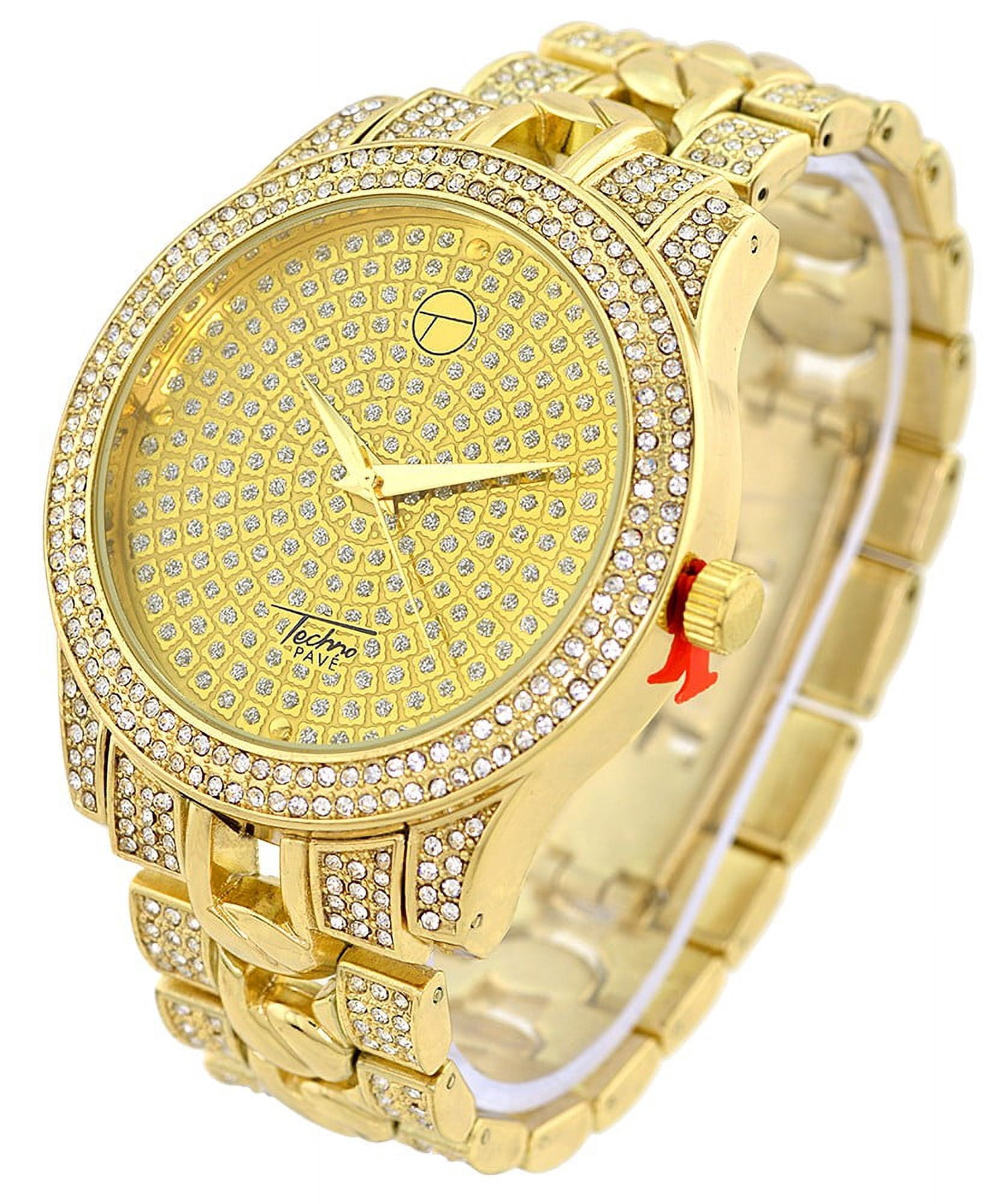 Techno Pave All Watches | Gold - Walmart.com display picture 1