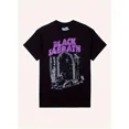 thumbnail image 1 of Men's Heavy Metal Graphic T-Shirt - Black Band Tee with Purple Lettering, Soft Round Neck Short Sleeve Shirt for Concerts, 1 of 4