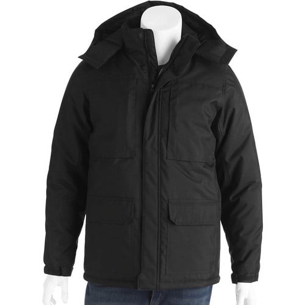 Men's Heavy Nylon Jacket with Zip Off Hood - image 1 of 3