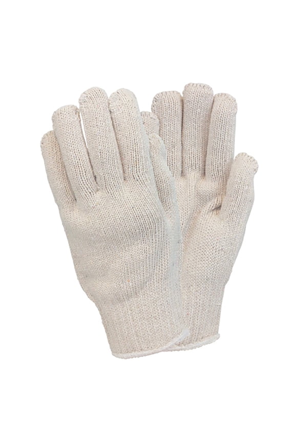 String Knit Cotton/Poly Heavyweight Gloves, Mens - 12 Pairs/Bag
