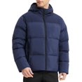 thumbnail image 1 of Men's Heavy Winter Coat Waterproof Sorona Quilted Performance Parka Jacket Men with Hood, 1 of 7