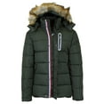 thumbnail image 1 of Men's Heavyweight Bomber Parka Zip Jacket With Detachable Hood, 1 of 5