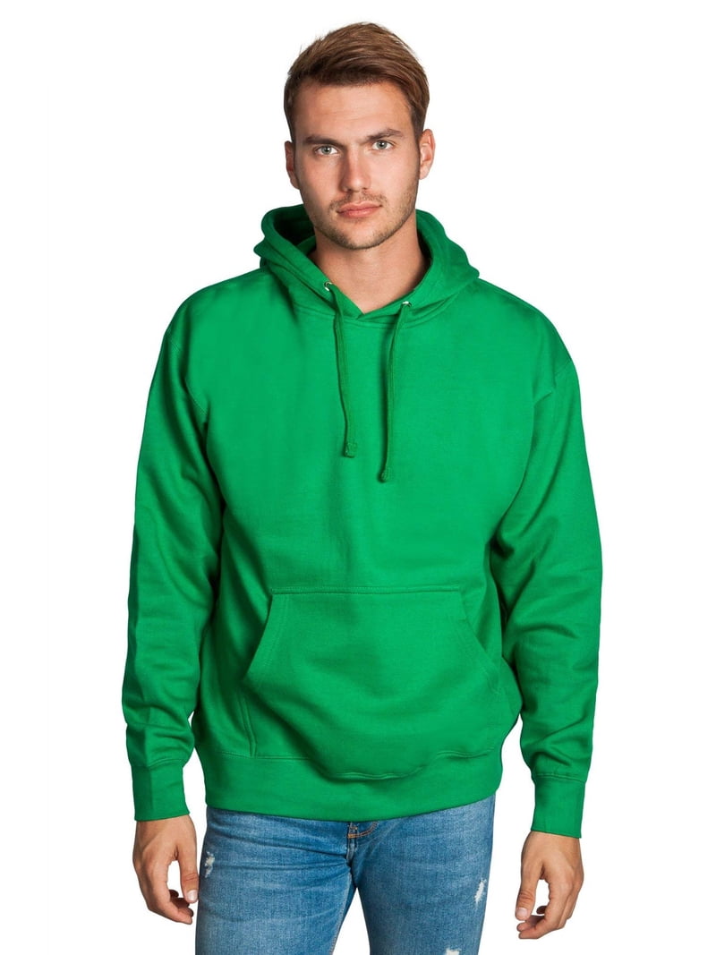 Apparel99 Menâ€™s Heavyweight Pullover Hoodie Sweatshirt, Kelly