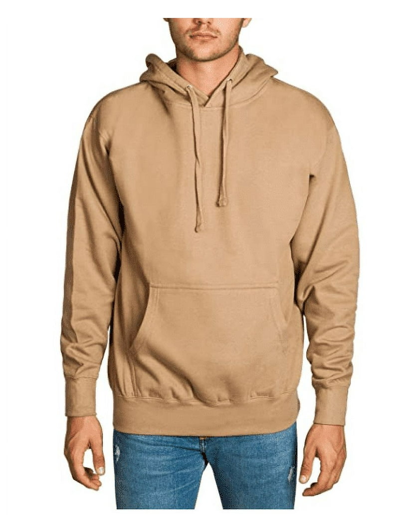 Men's Heavyweight Casual Pullover Hoodie Sweatshirt with Front