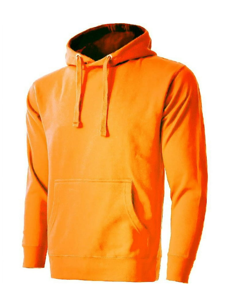 Men's Heavyweight Casual Pullover Hoodie Sweatshirt with Front