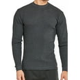thumbnail image 1 of Men's Heavyweight Cotton Long Sleeve Thermal Top, Charcoal Gray 2XL, 1 Count, 1 Pack, 1 of 2