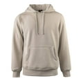 thumbnail image 1 of Men's Heavyweight Fleece Active Casual Cotton Long Sleeve Pullover Hooded Sweatshirt, Beige S, 1 Pack, 1 of 2