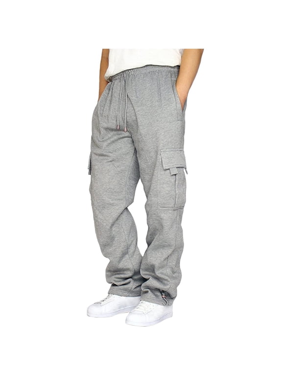 Men's Heavyweight Fleece Cargo Sweatpants