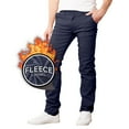 thumbnail image 1 of Men’s Heavyweight Fleece-Lined Stretch Chino Uniform Work Pants (31” Inseam), 1 of 4