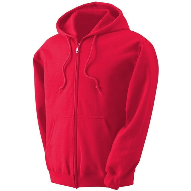 Men's Heavyweight Full Zip up Hoodie | Fleece Jacket | Warm Zipper Casual Sweatshirt with Hood