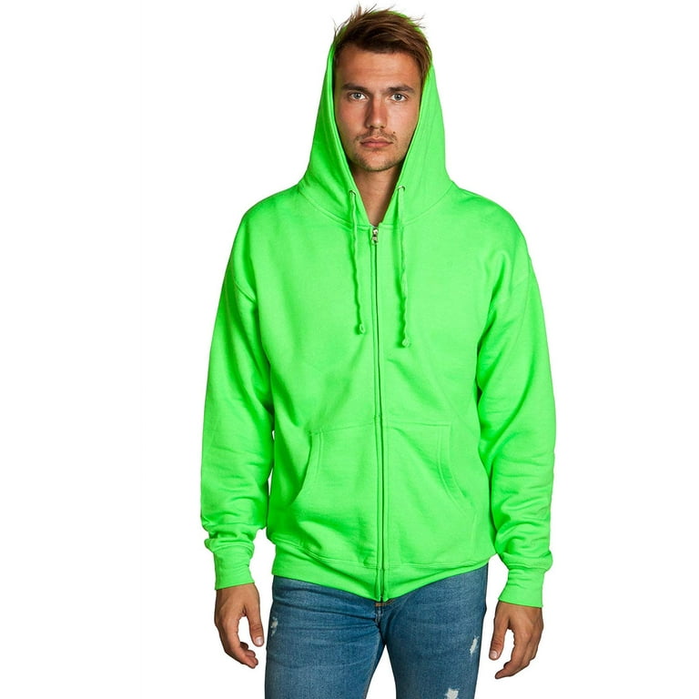 Mens zip up fleece best sale no hood