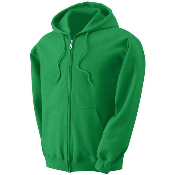 Men's Heavyweight Full Zip up Hoodie | Fleece Jacket | Warm Zipper Casual Sweatshirt with Hood