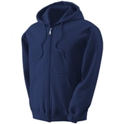 Mens Heavyweight Full Zip up Hoodie | Fleece Jacket | Warm Zipper Casual Sweatshirt with Hood