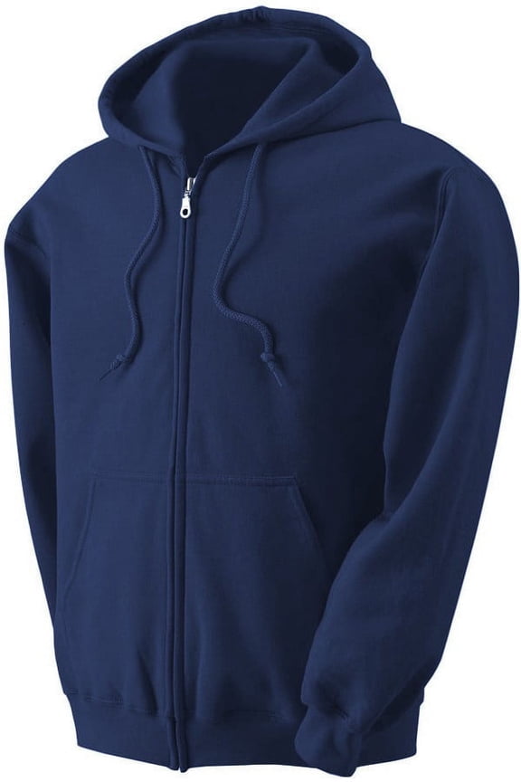 Men's Heavyweight Full Zip up Hoodie | Fleece Jacket | Warm Zipper Casual Sweatshirt with Hood