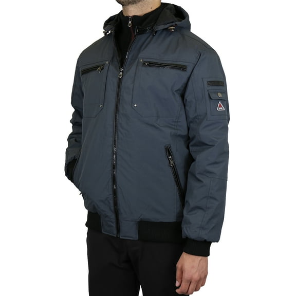 Men's Heavyweight Jacket With Detachable Hood